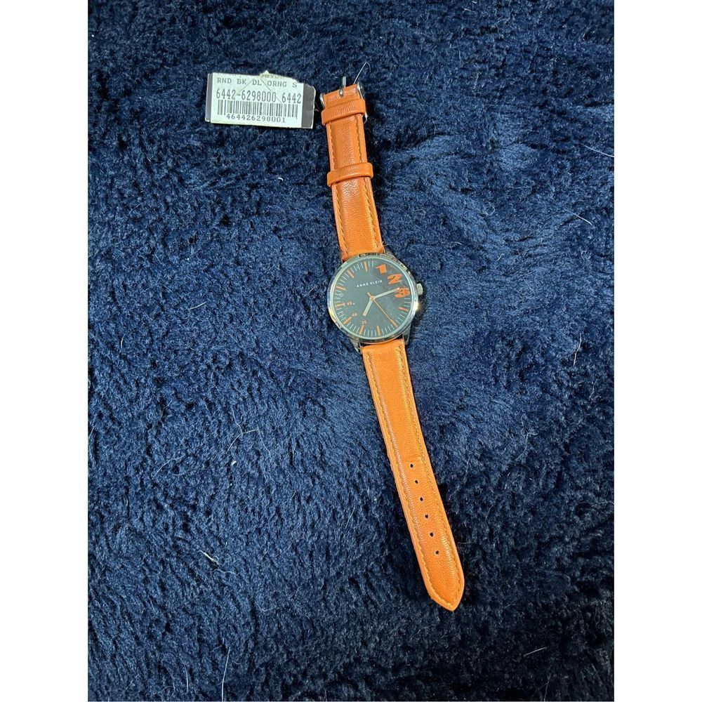 NWT Anne Klein Leather Strap Watch